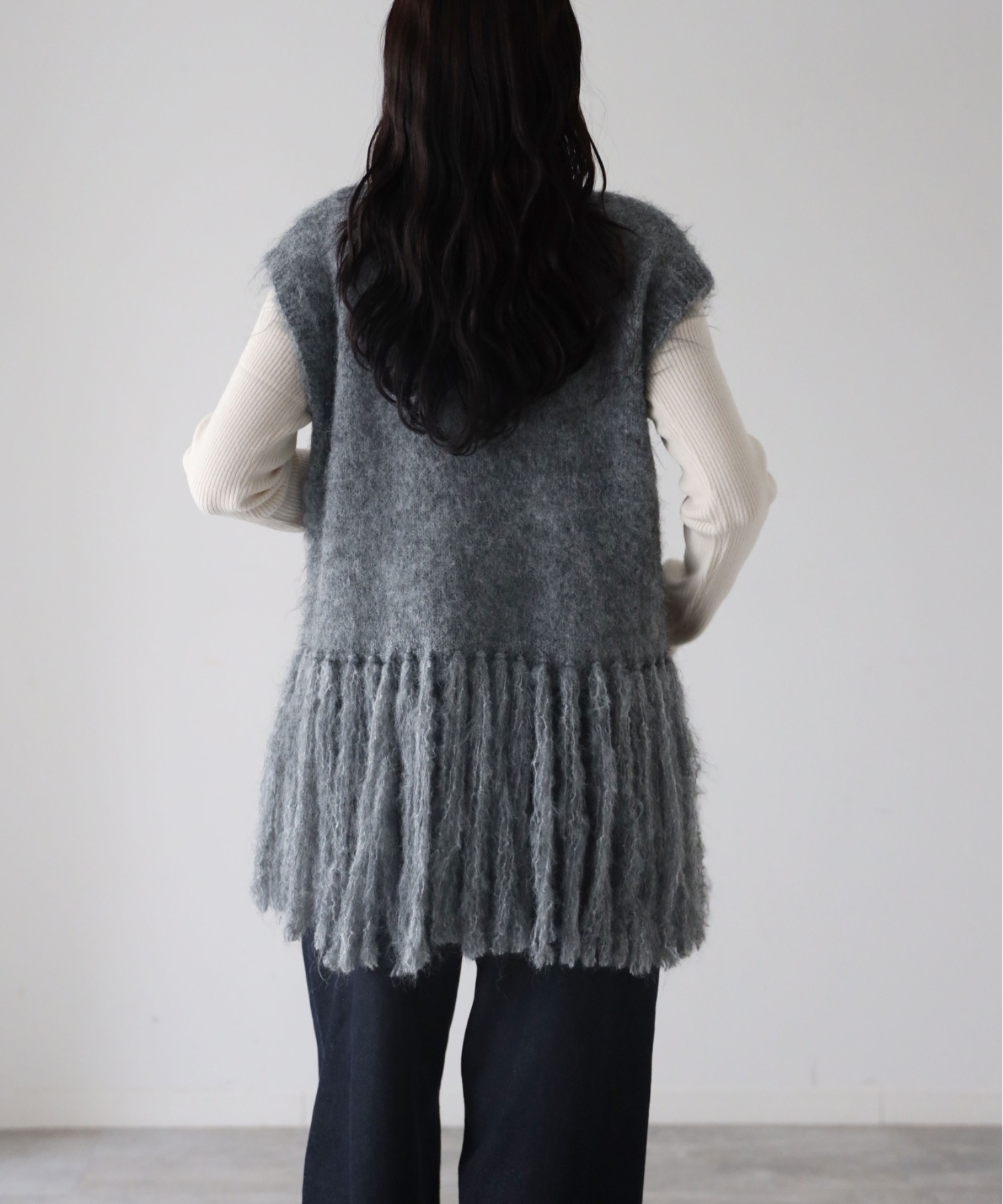 model：164cm. 着用サイズ：FREE