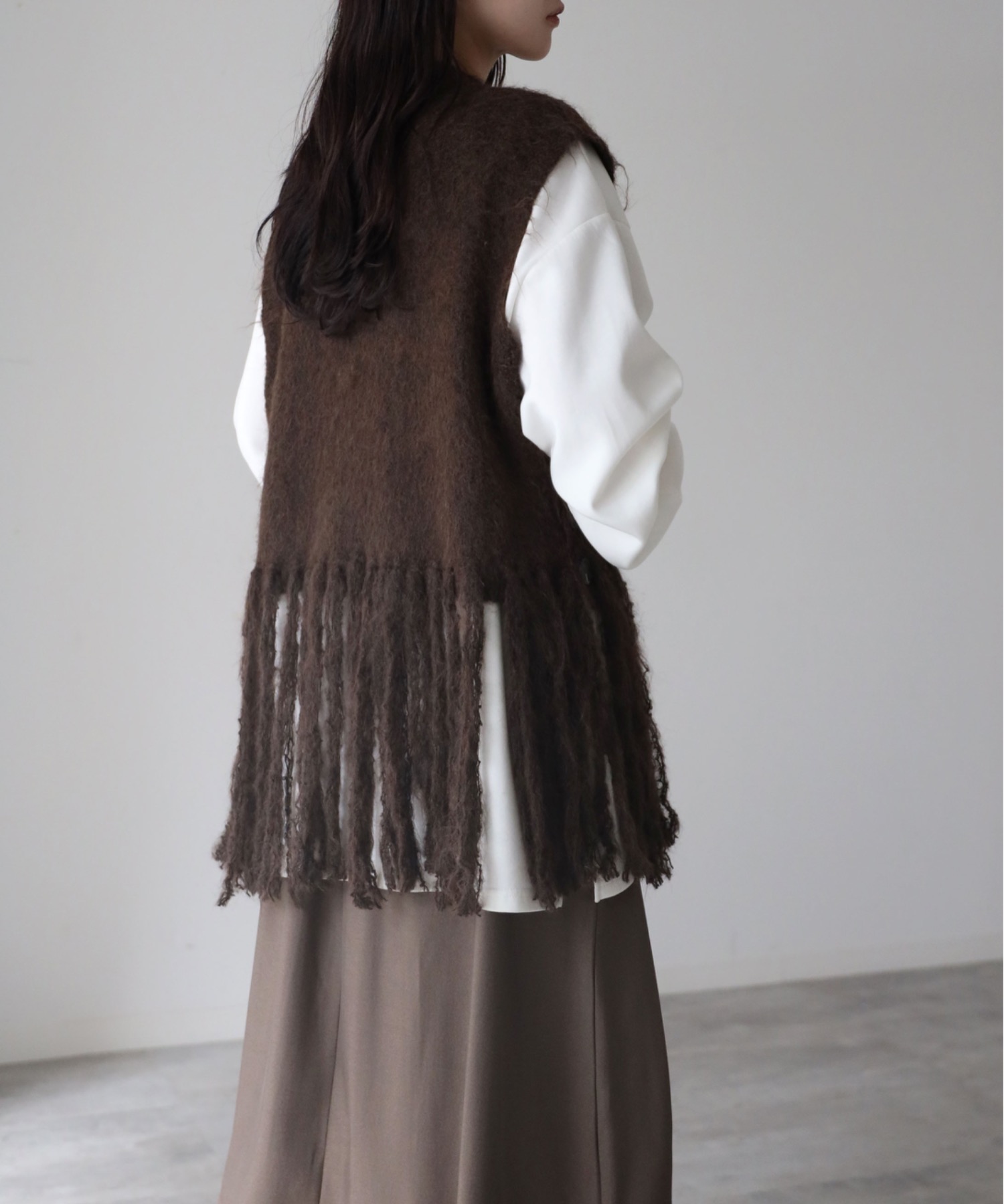 model：164cm. 着用サイズ：FREE