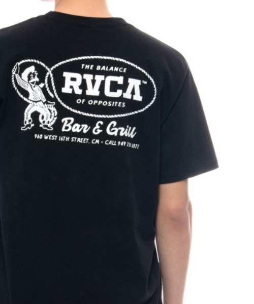 RVCARVCA メンズ BAR N GRILL SS 2021年夏モデル Ｔシャツ 売れ筋新商品 ルーカ半袖バックプリントTシャツ 本店は