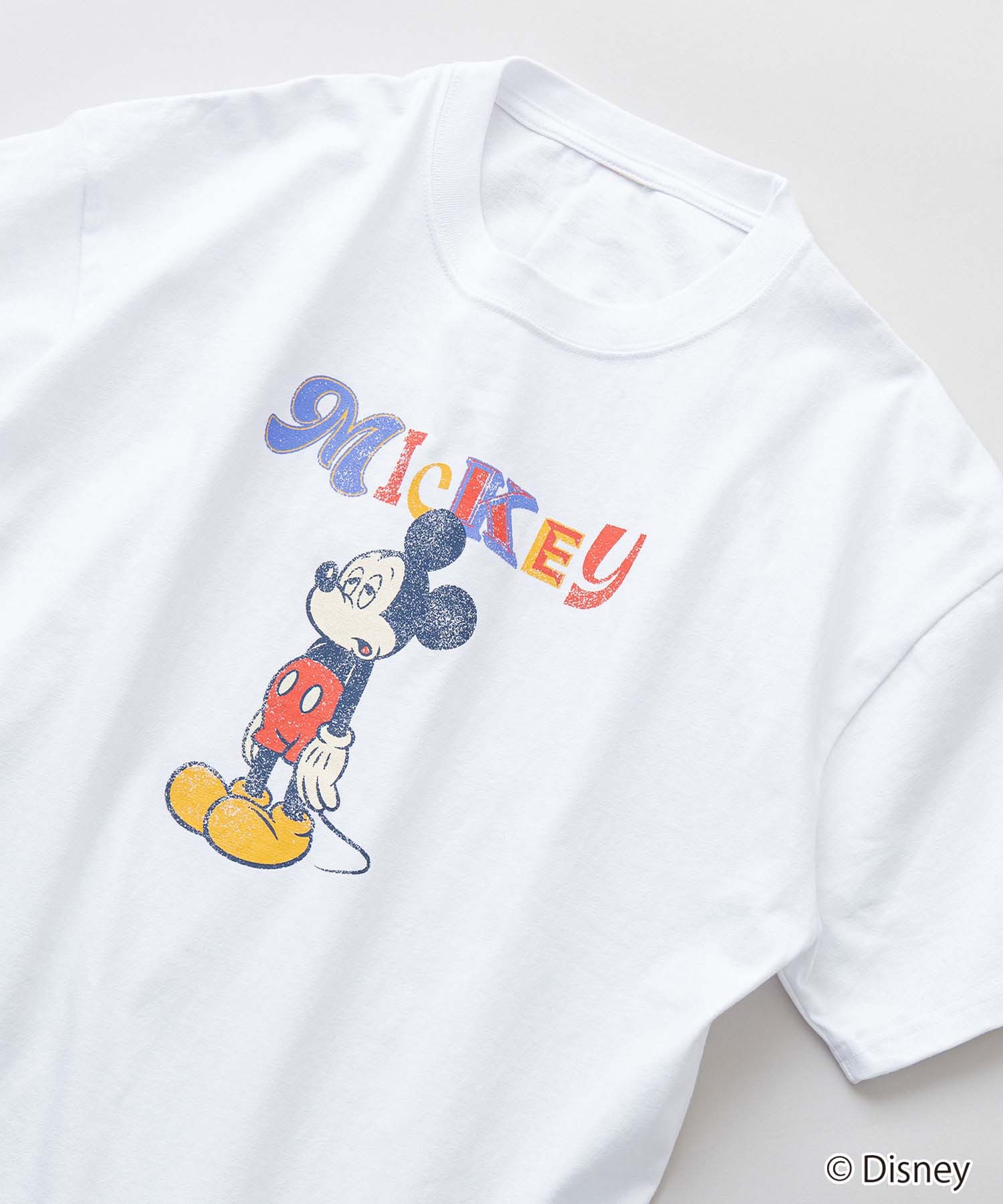 【DISNEY/ディズニー】ミッキー 　パッチ（ 101 匹わんちゃん） Tシャツ ドロップショルダー オーバーサイズ