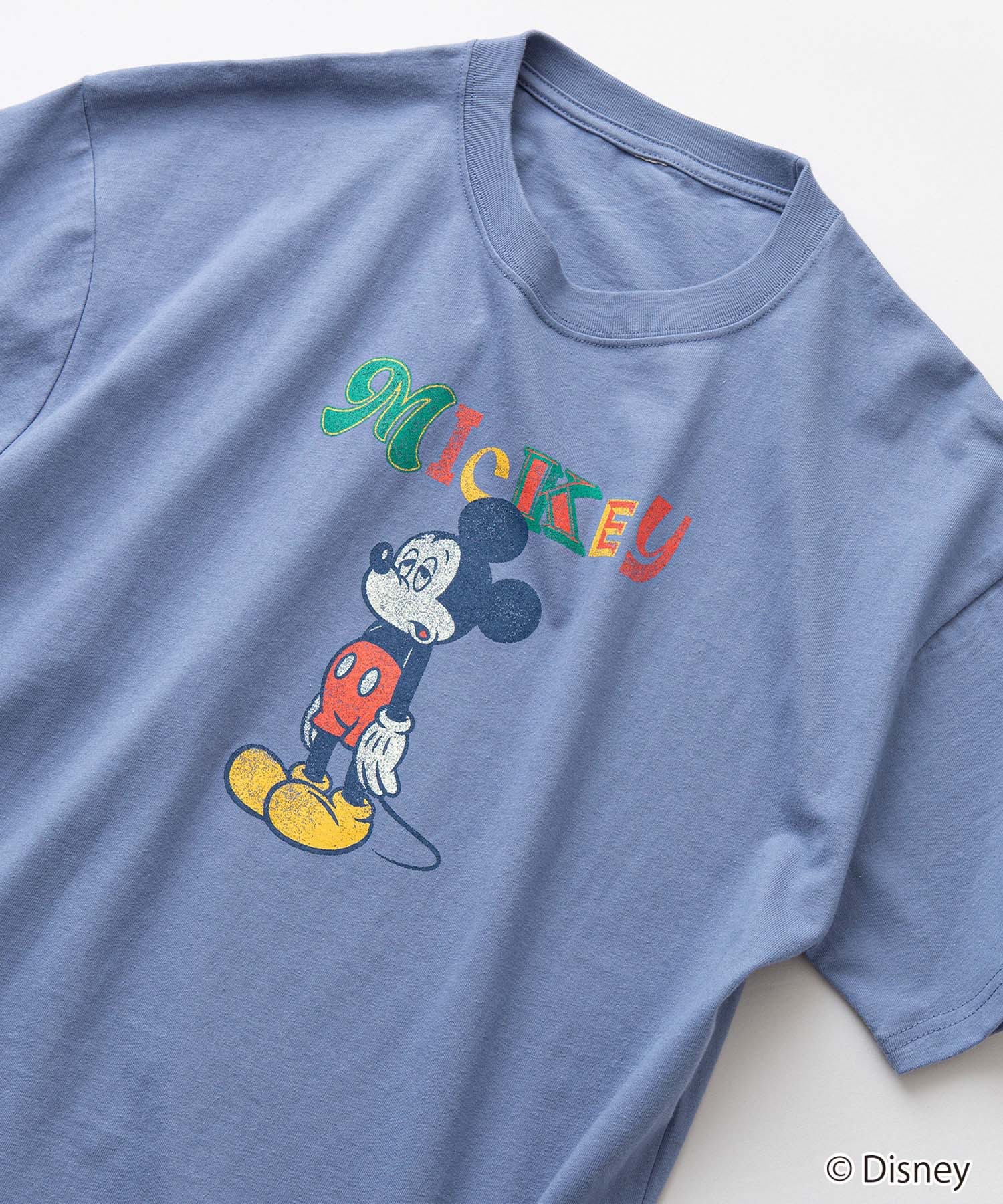 【DISNEY/ディズニー】ミッキー 　パッチ（ 101 匹わんちゃん） Tシャツ ドロップショルダー オーバーサイズ