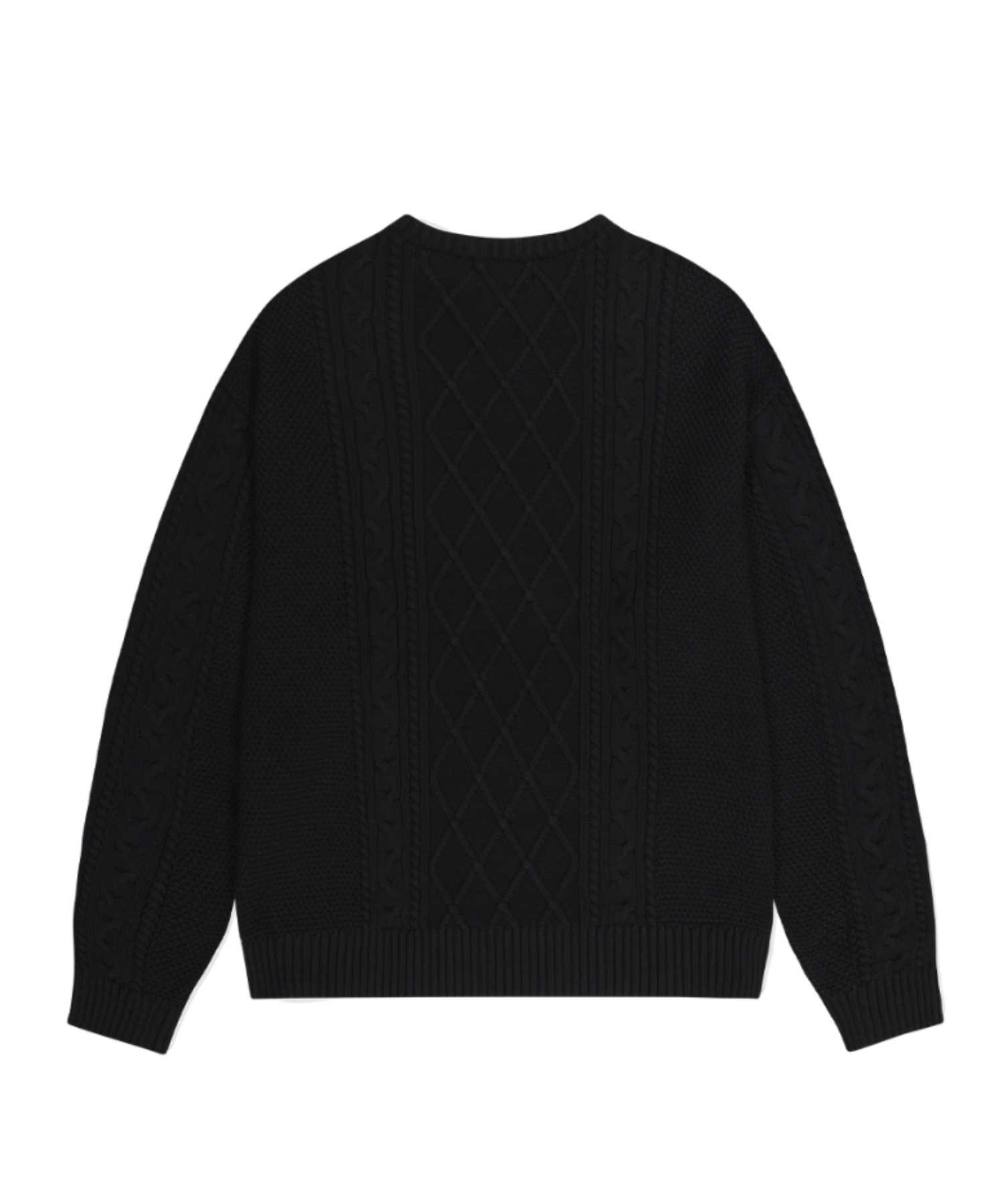 mahagrid/マハグリッド』BROKEN GUITAR CABLE KNIT SWEATER/ギター