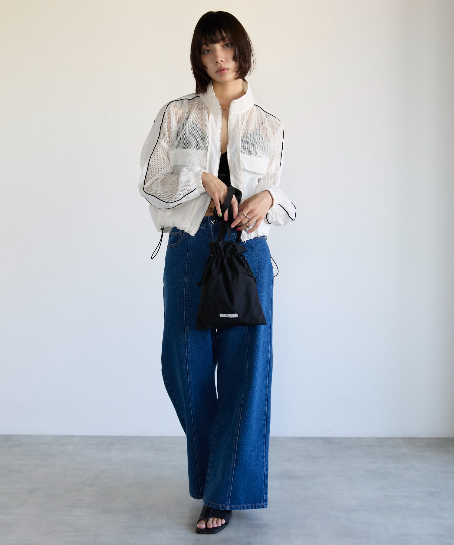 モデル身長:158cm サイズ:FREE