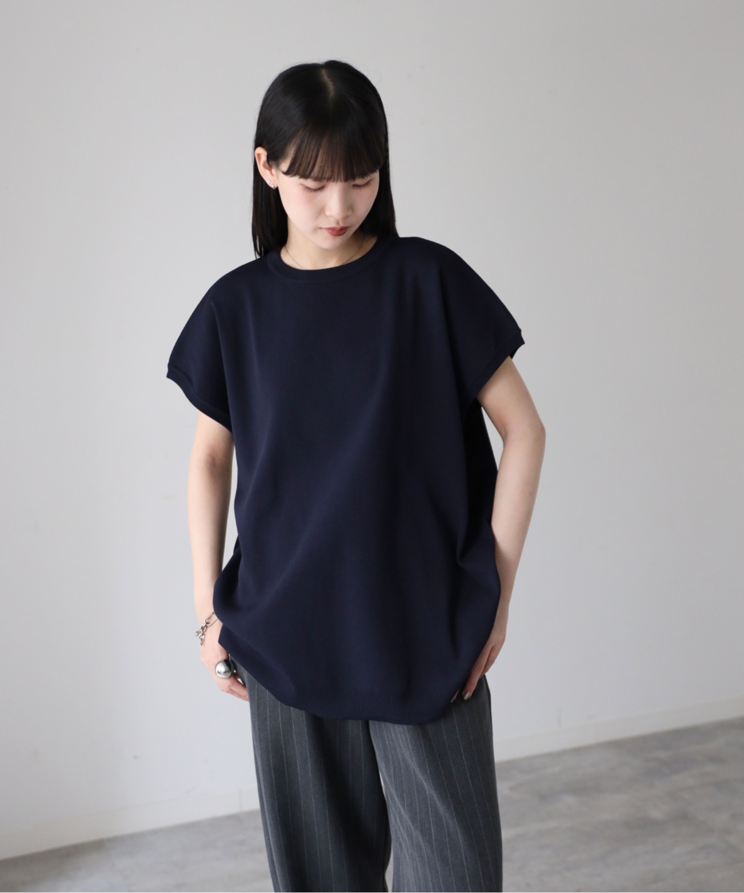model：164cm. 着用サイズ：FREE