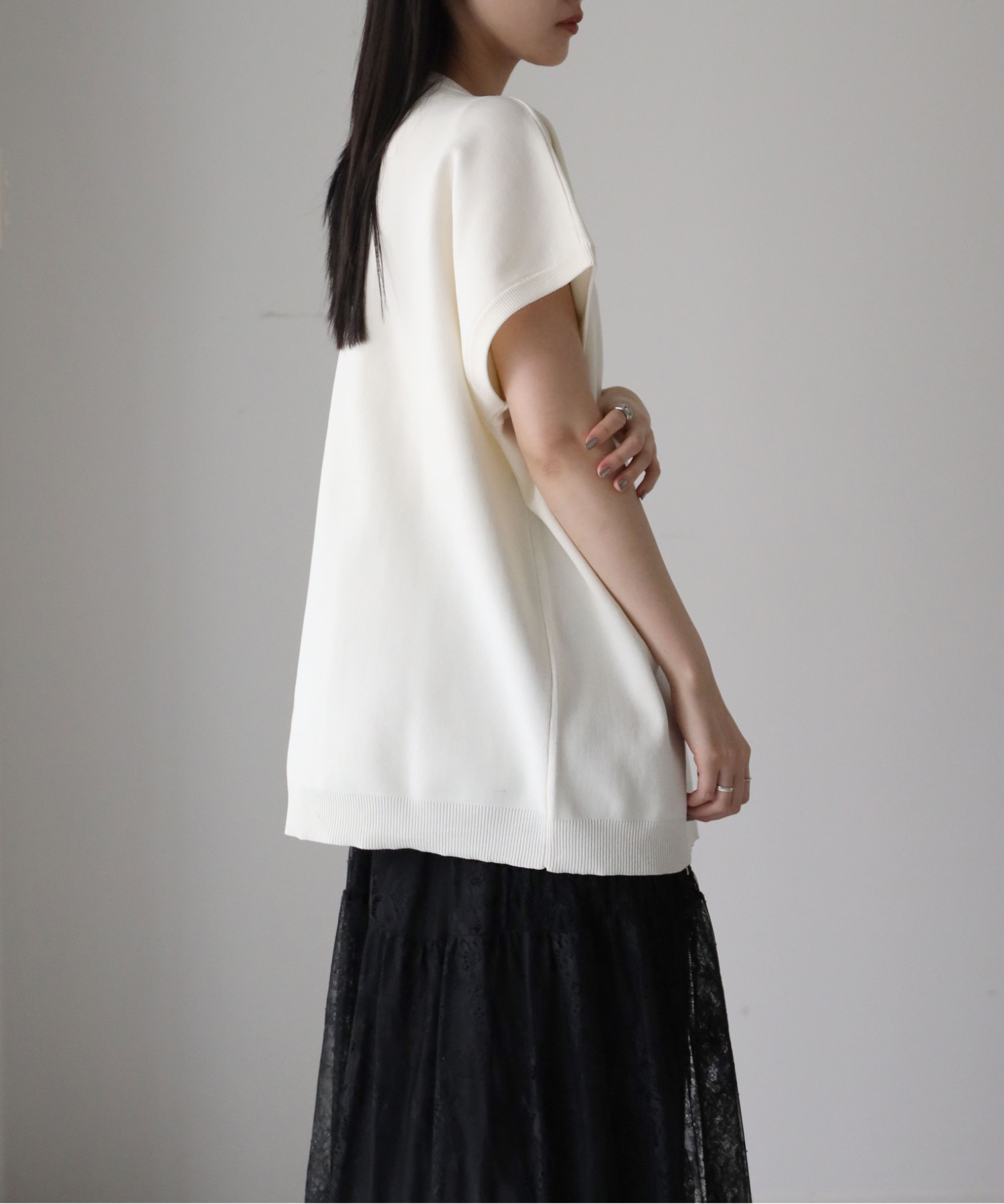 model：164cm. 着用サイズ：FREE