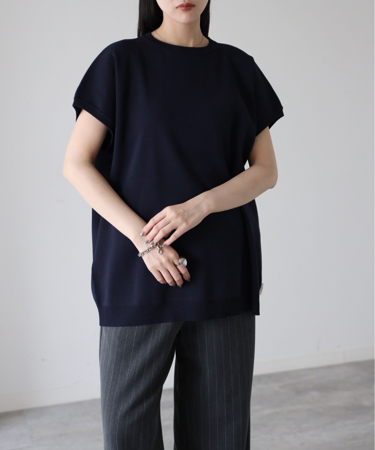 model：164cm. 着用サイズ：FREE