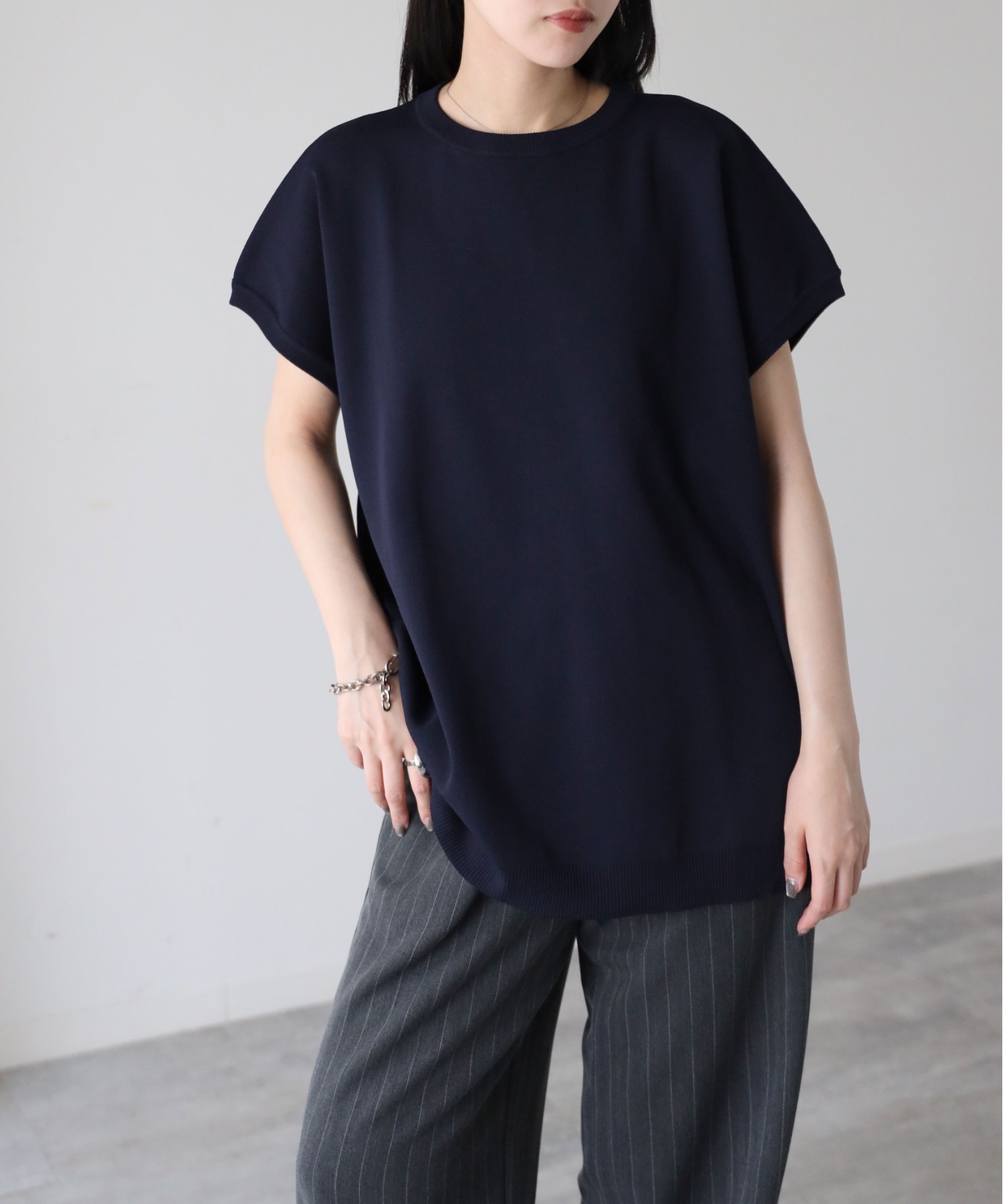 model：164cm. 着用サイズ：FREE