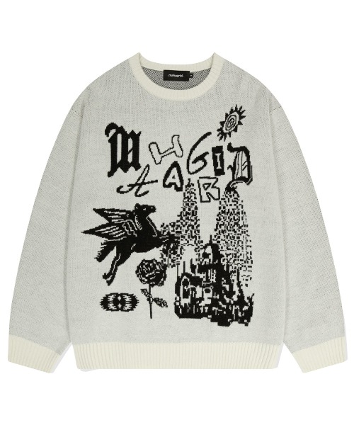 mahagrid/マハグリッド』FANTASIA KNIT SWEATER/ファンタジアニット