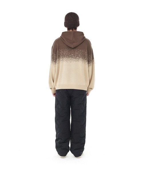 さらに100円引き◆MAHAGRID◆BASIC LOGO OMBRE KNIT HOODIE BASIC LOGO OMBRE KNIT HOODIE - mahagrid | 60% - Asian