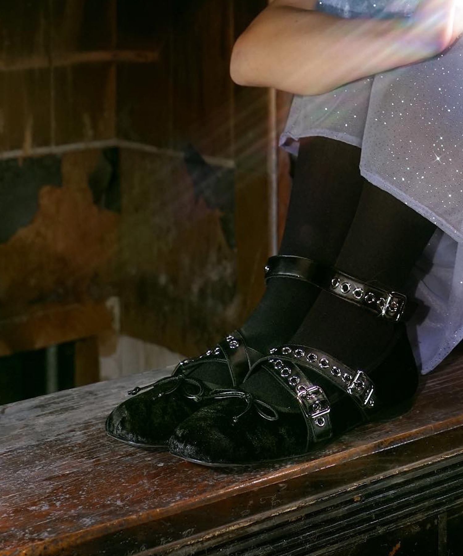 ベルトデザインバレエシューズ Jeffrey Campbell│Jeffrey Campbell