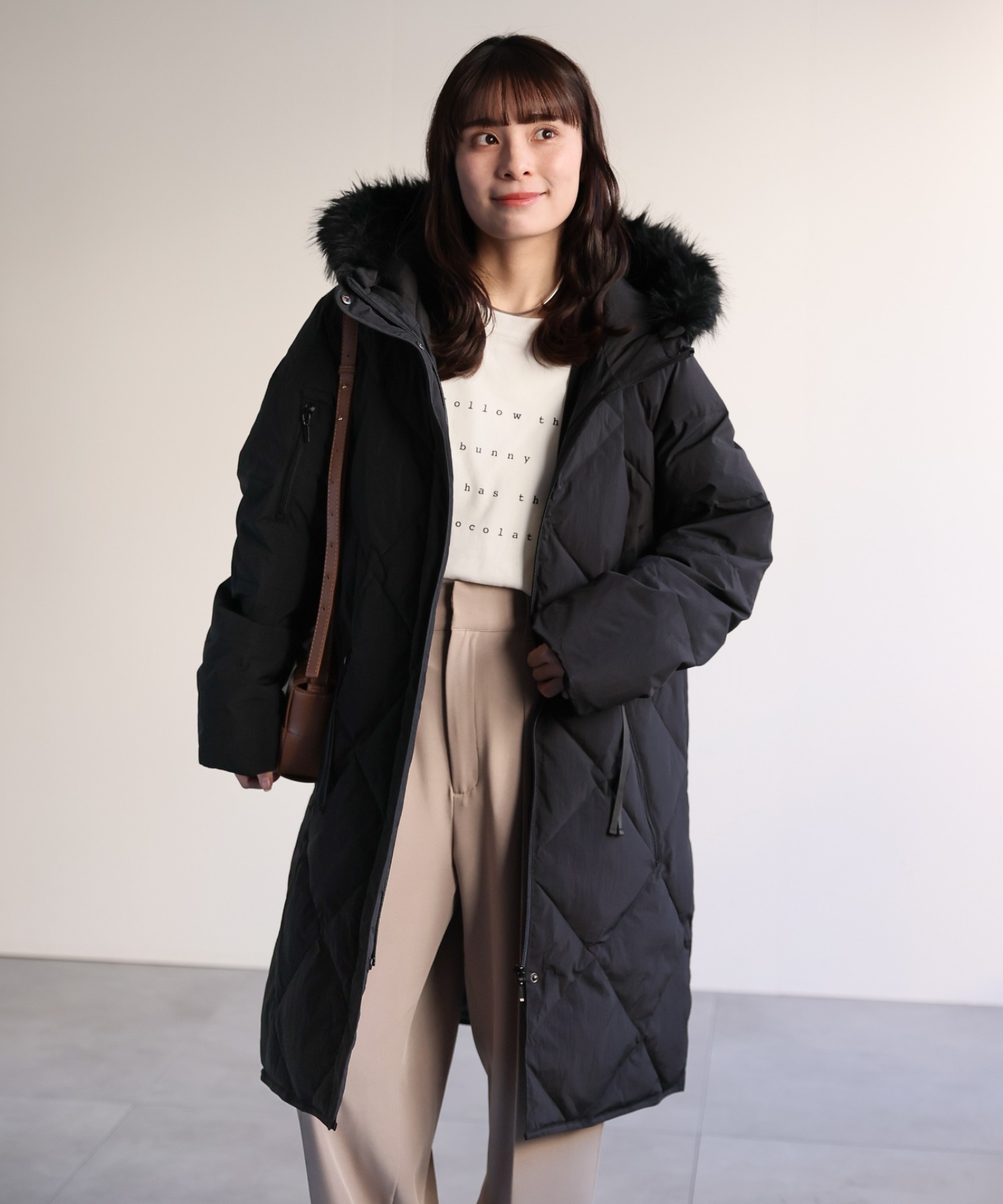 model：156cm 着用サイズ：M