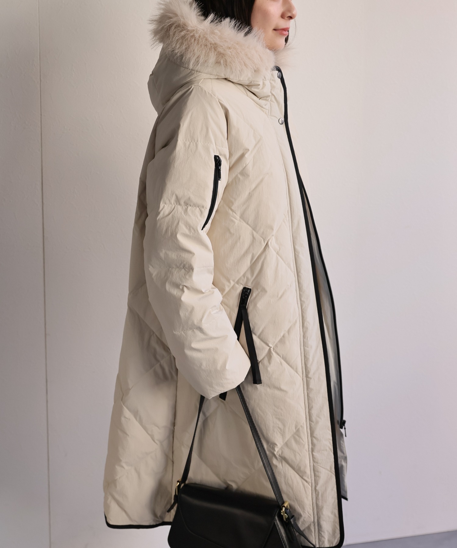 model：156cm 着用サイズ：M