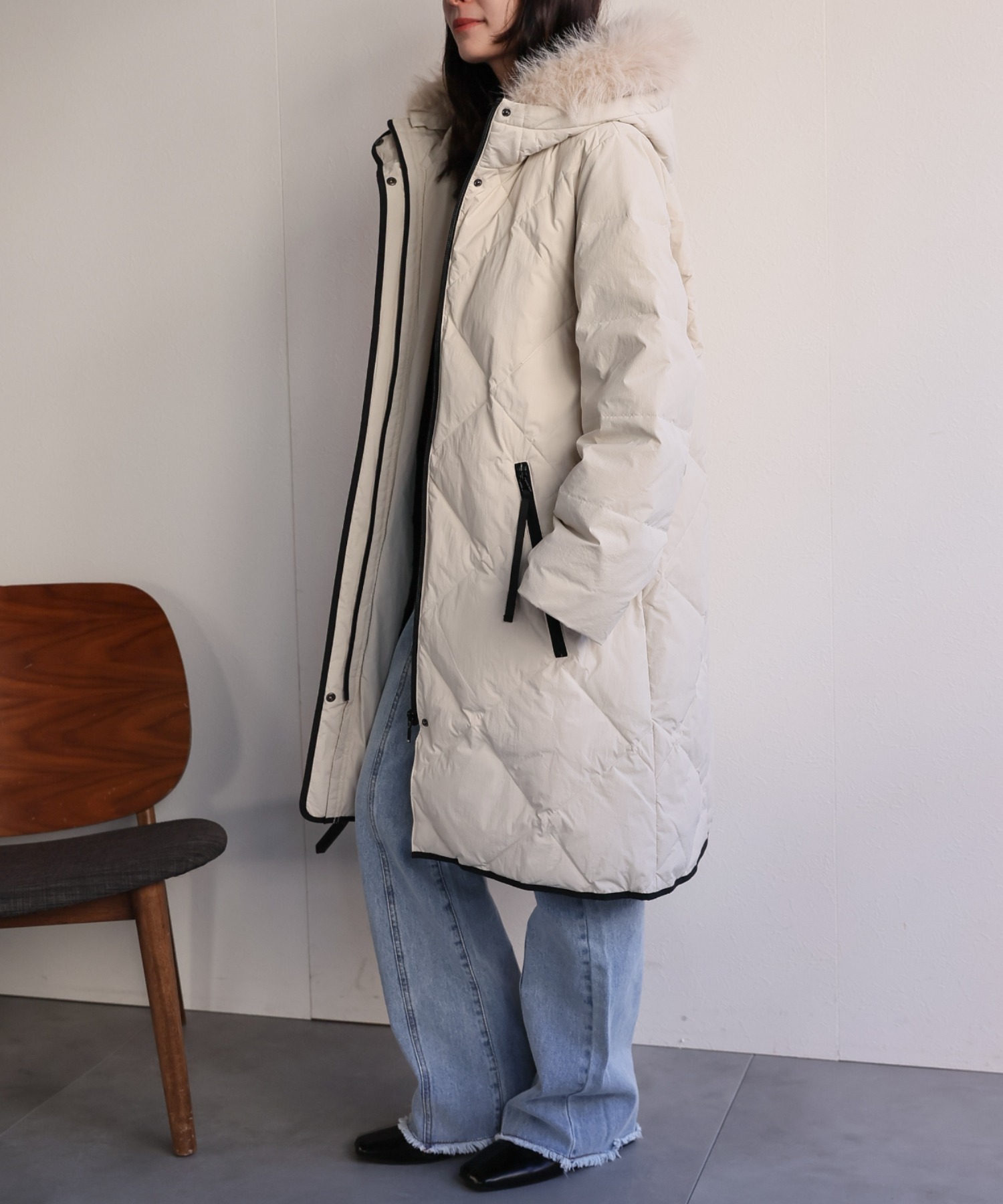model：156cm 着用サイズ：M