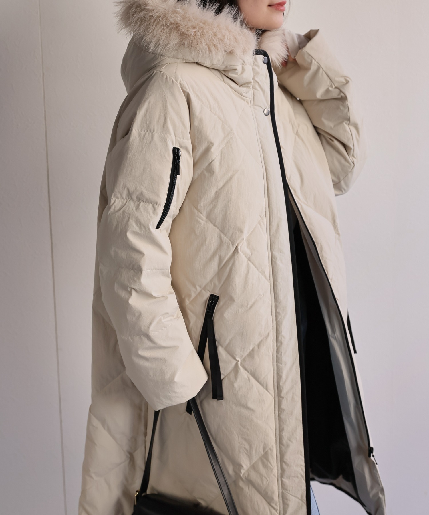 model：156cm 着用サイズ：M