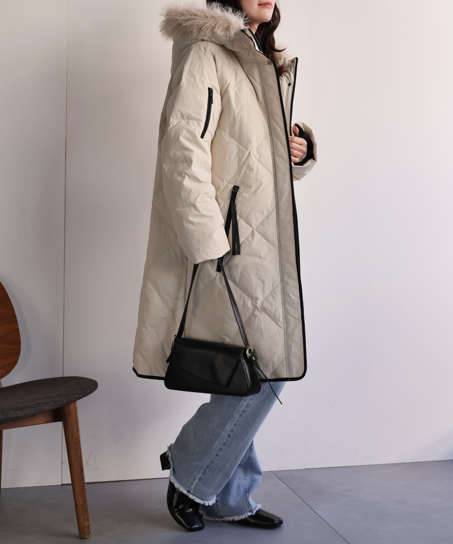 model：156cm 着用サイズ：M