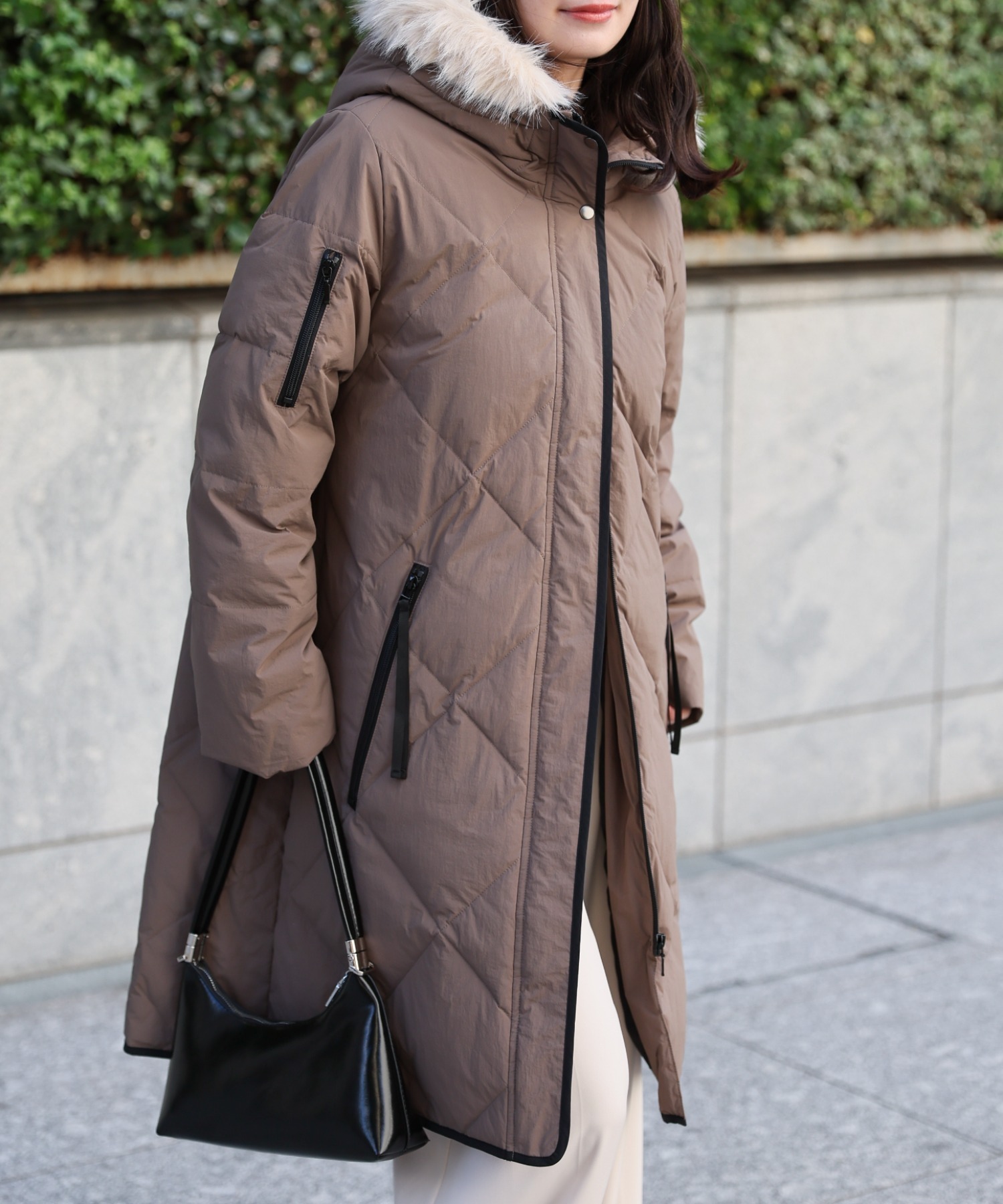 model：156cm 着用サイズ：M