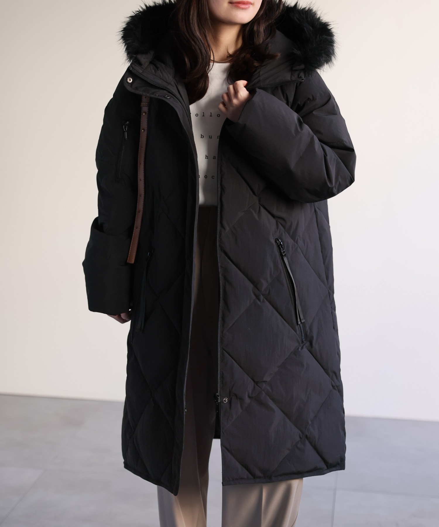model：156cm 着用サイズ：M