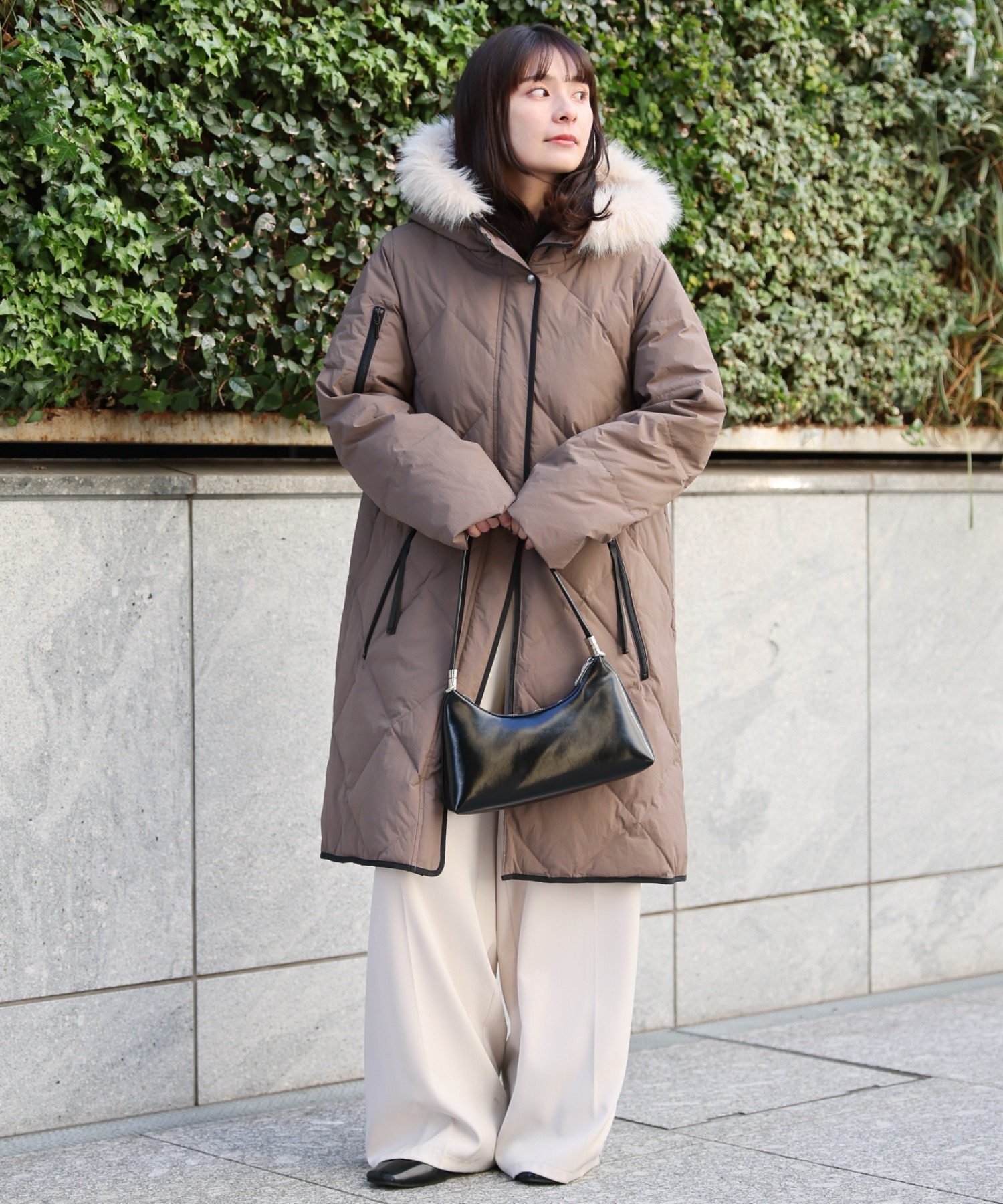 model：156cm 着用サイズ：M