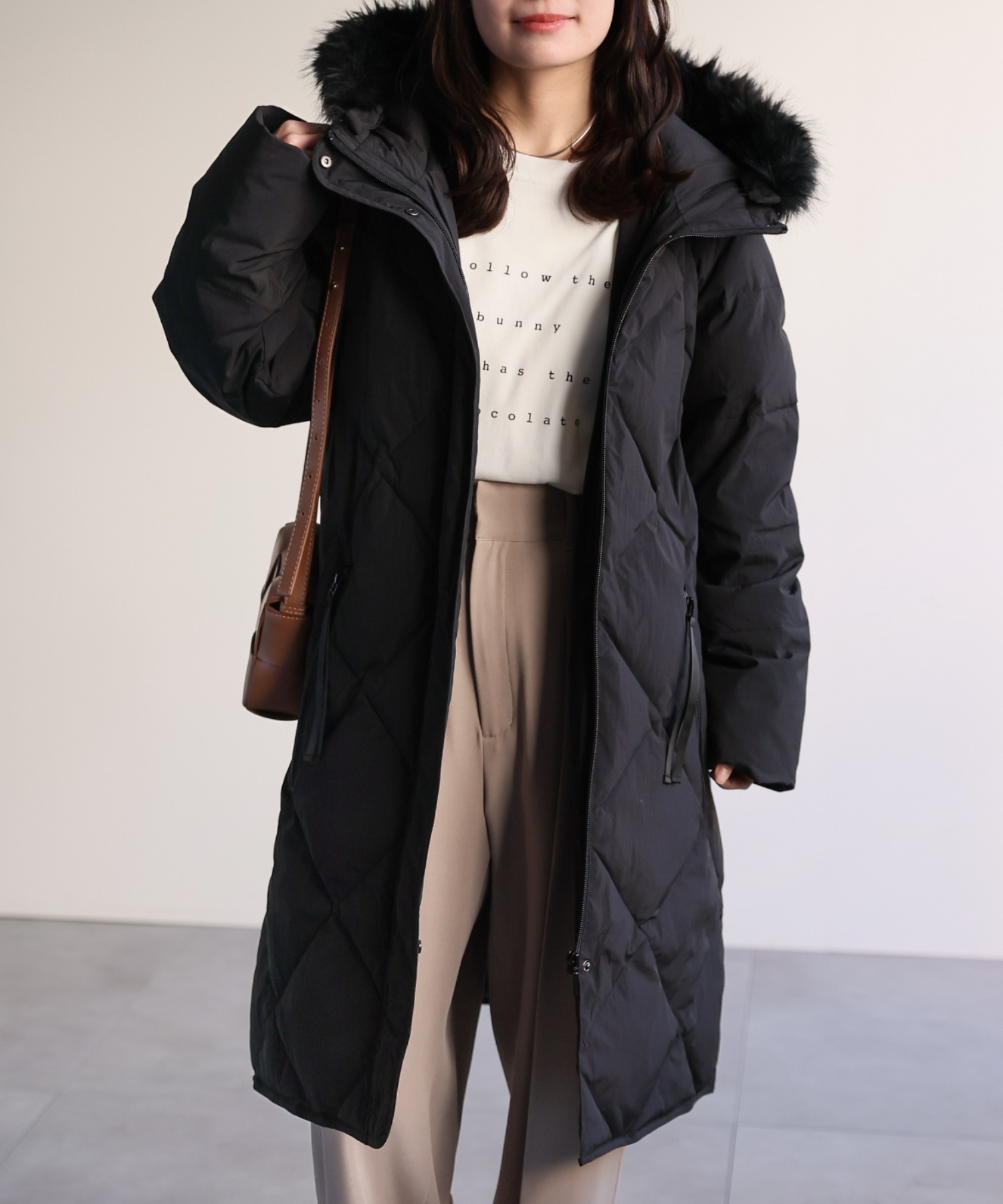 model：156cm 着用サイズ：M