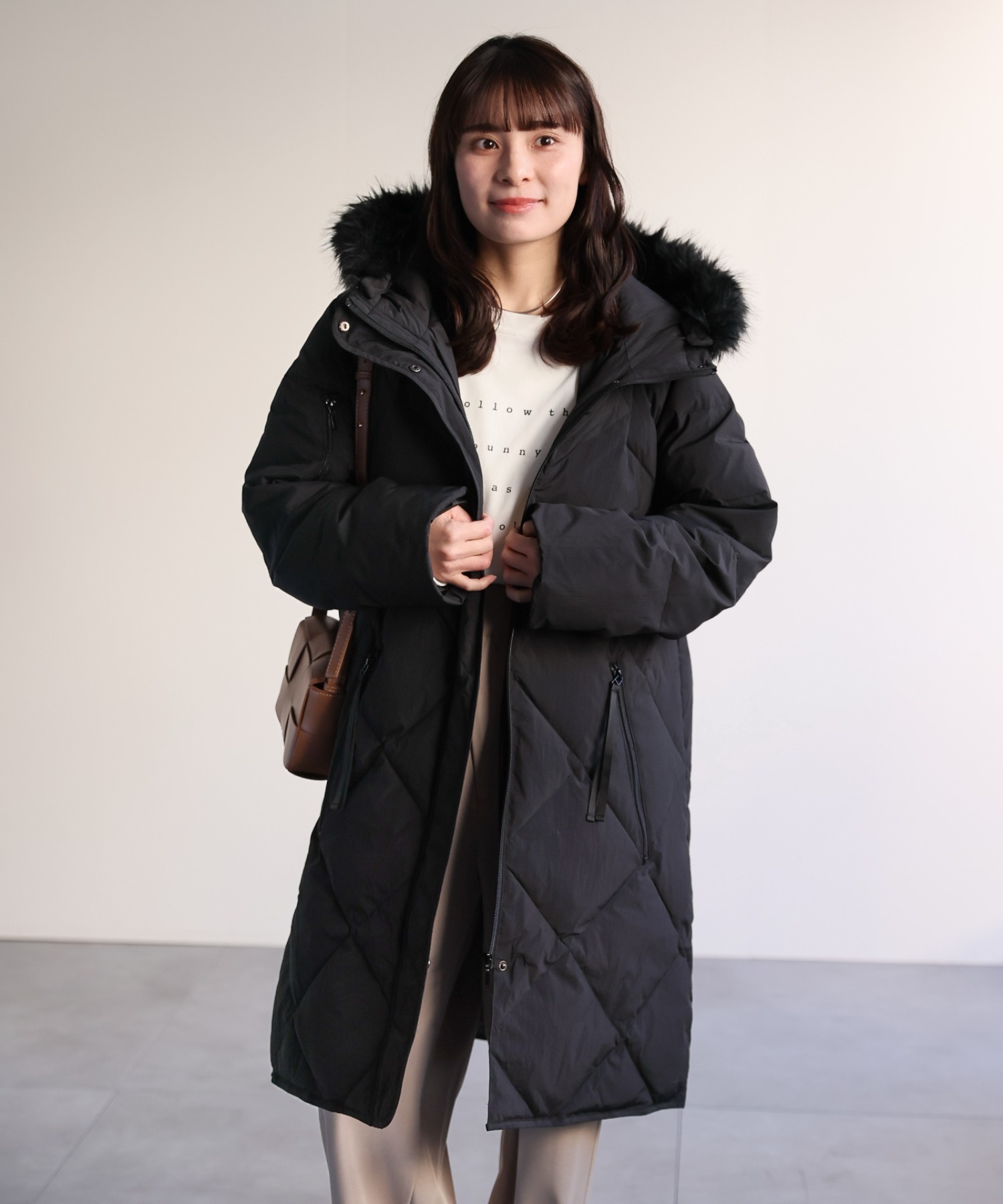 model：156cm 着用サイズ：M