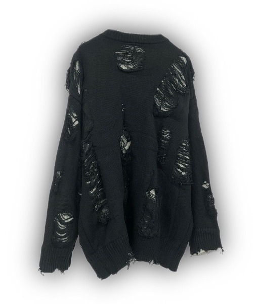 XU】design damage knit 3 【公式通販】