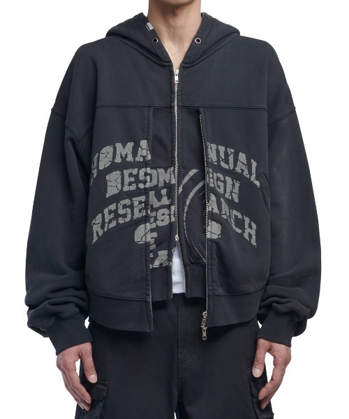 A'GEM/9 × .kom 『NOMANUAL/ノーマニュアル』D.F.L HOODIE ZIPUP
