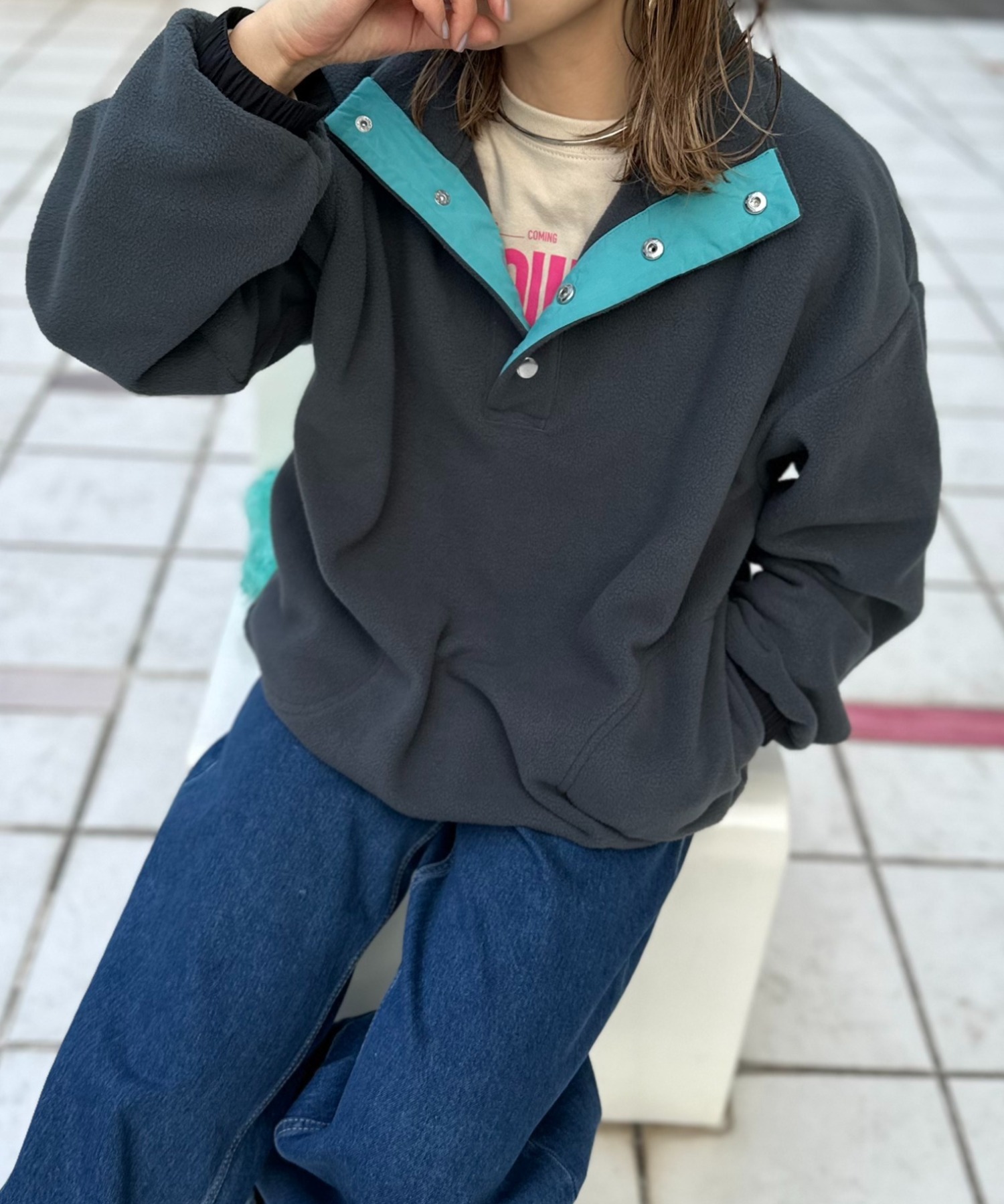 model:154cm 着用サイズ:FREE