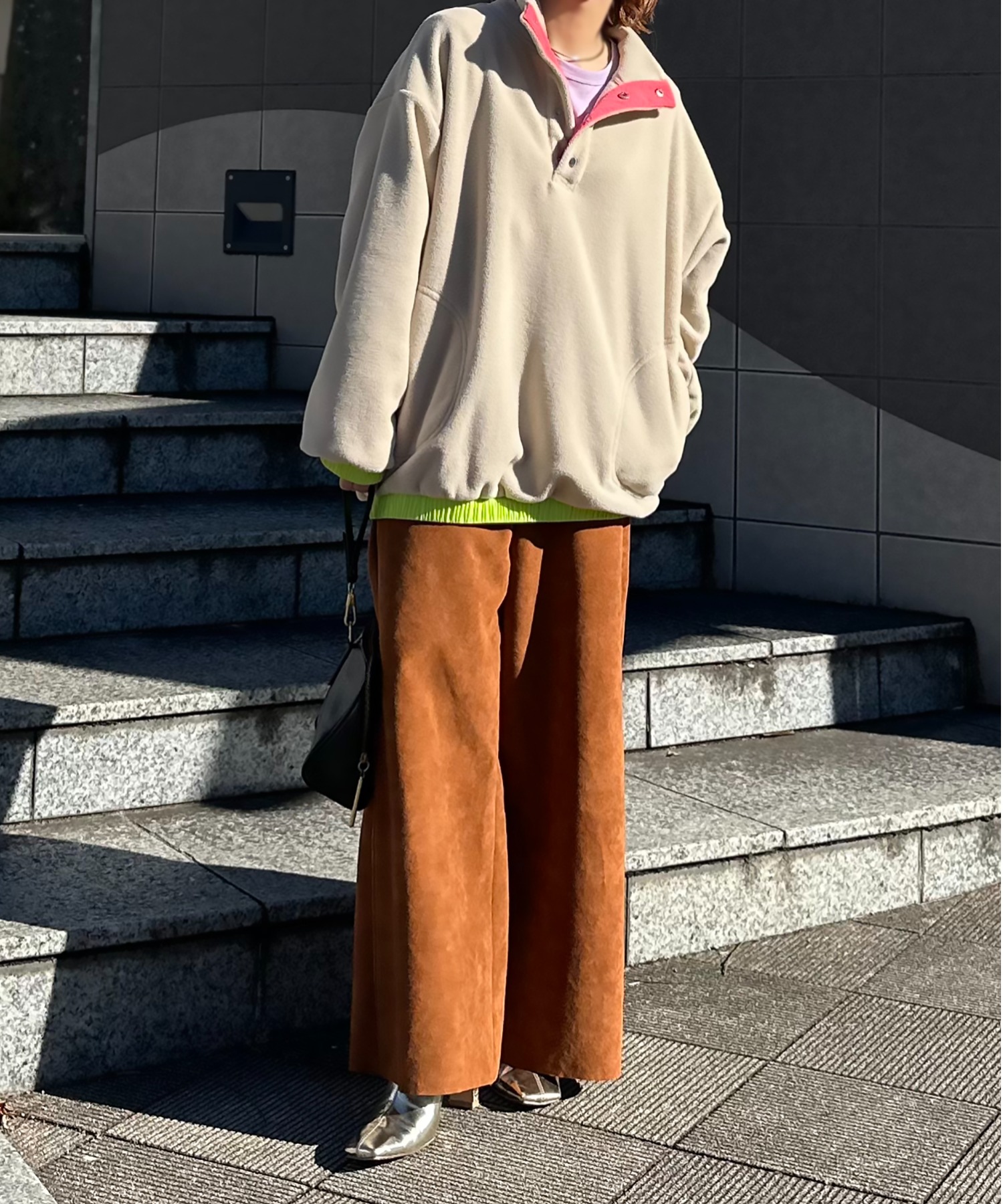 ベージュ
model:154cm 着用サイズ:FREE