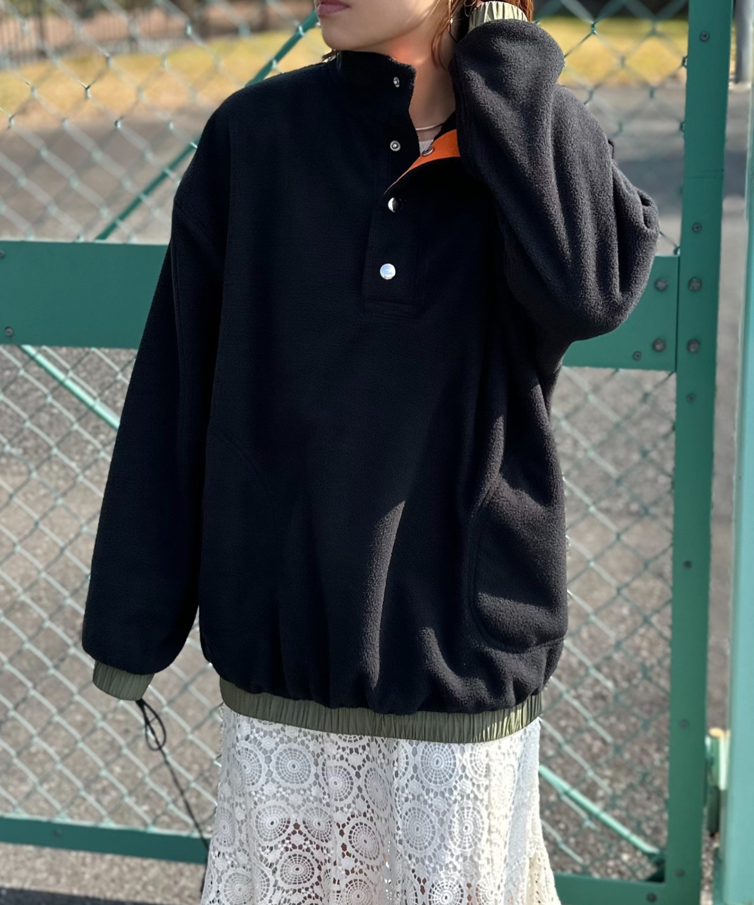 ブラック
model:154cm 着用サイズ:FREE