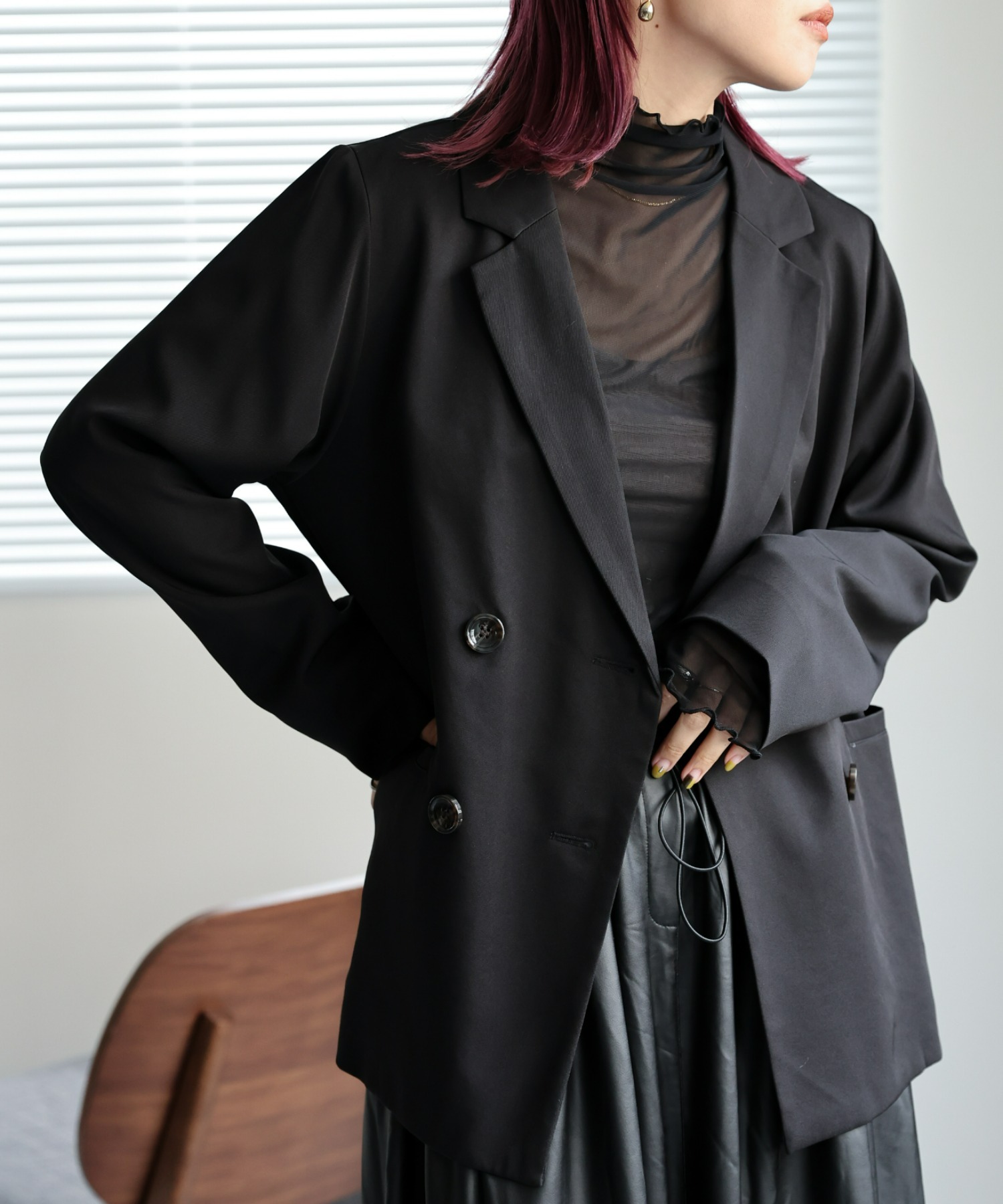 model:162cm　着用サイズ:FREE