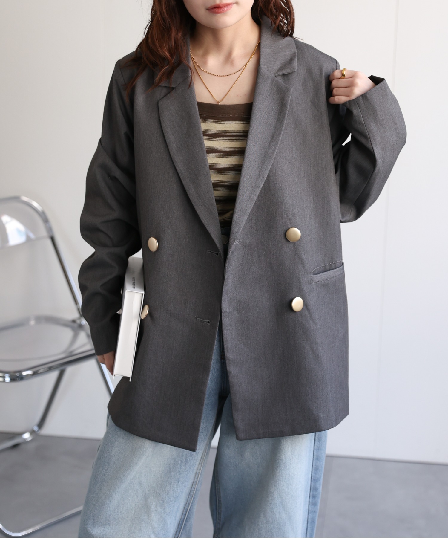 model:156cm  着用サイズ:FREE