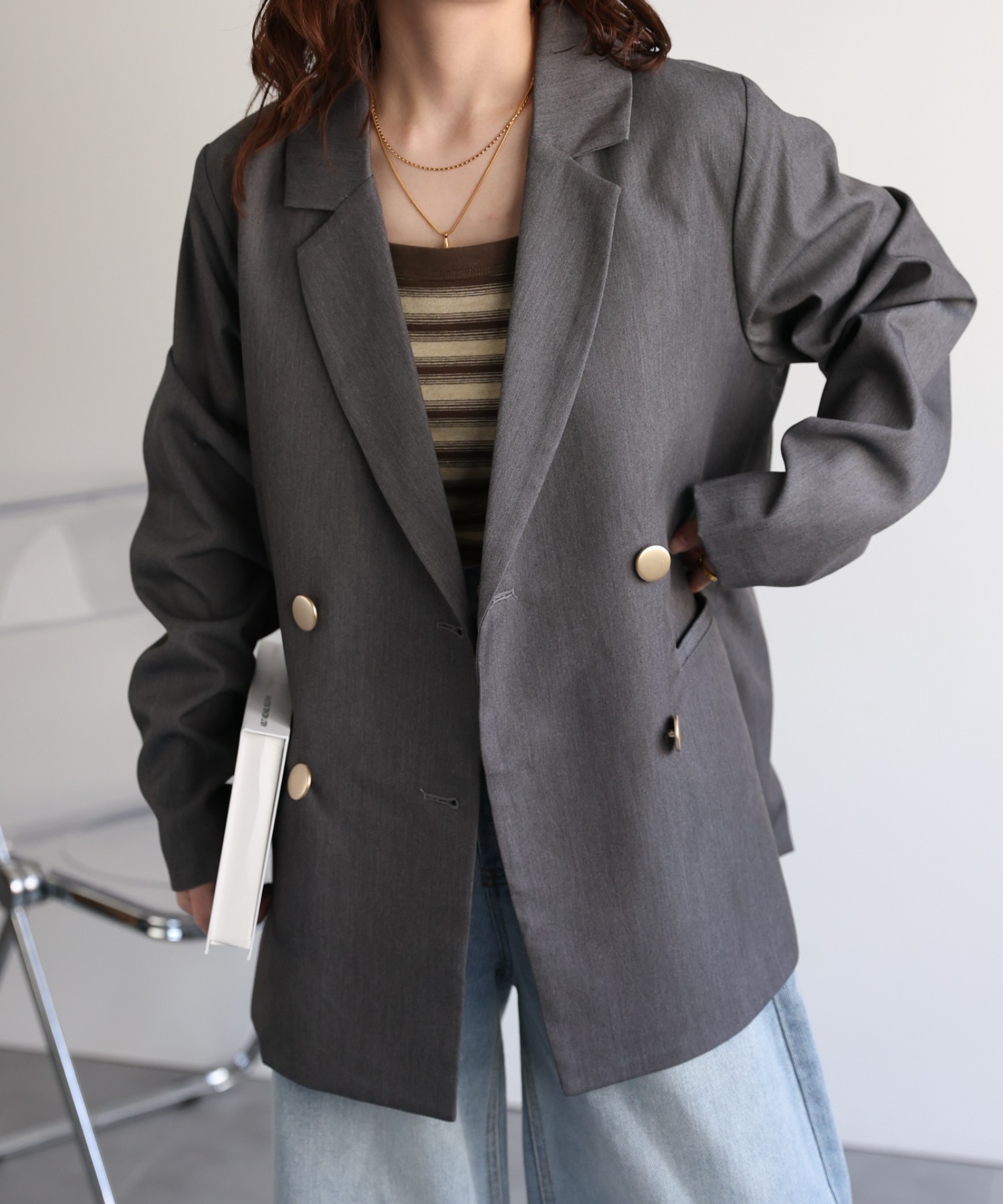 model:156cm  着用サイズ:FREE