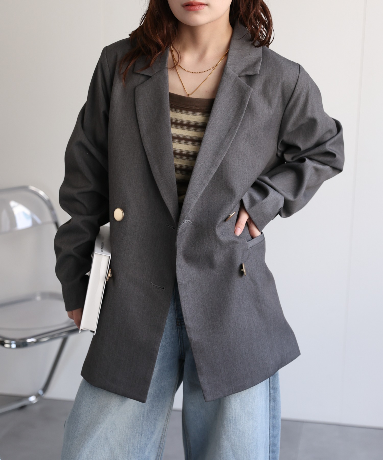 model:156cm  着用サイズ:FREE
