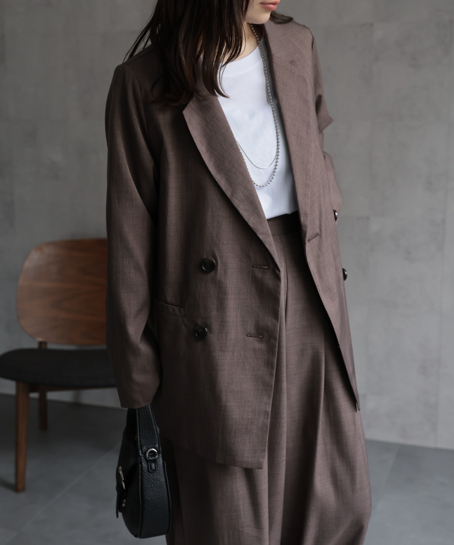 model：156cm 着用サイズ：FREE