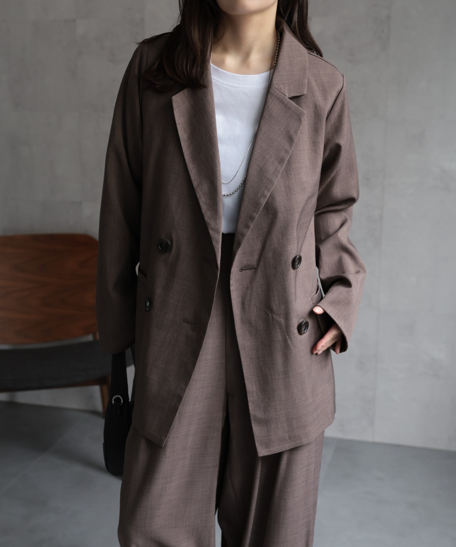 model：156cm 着用サイズ：FREE