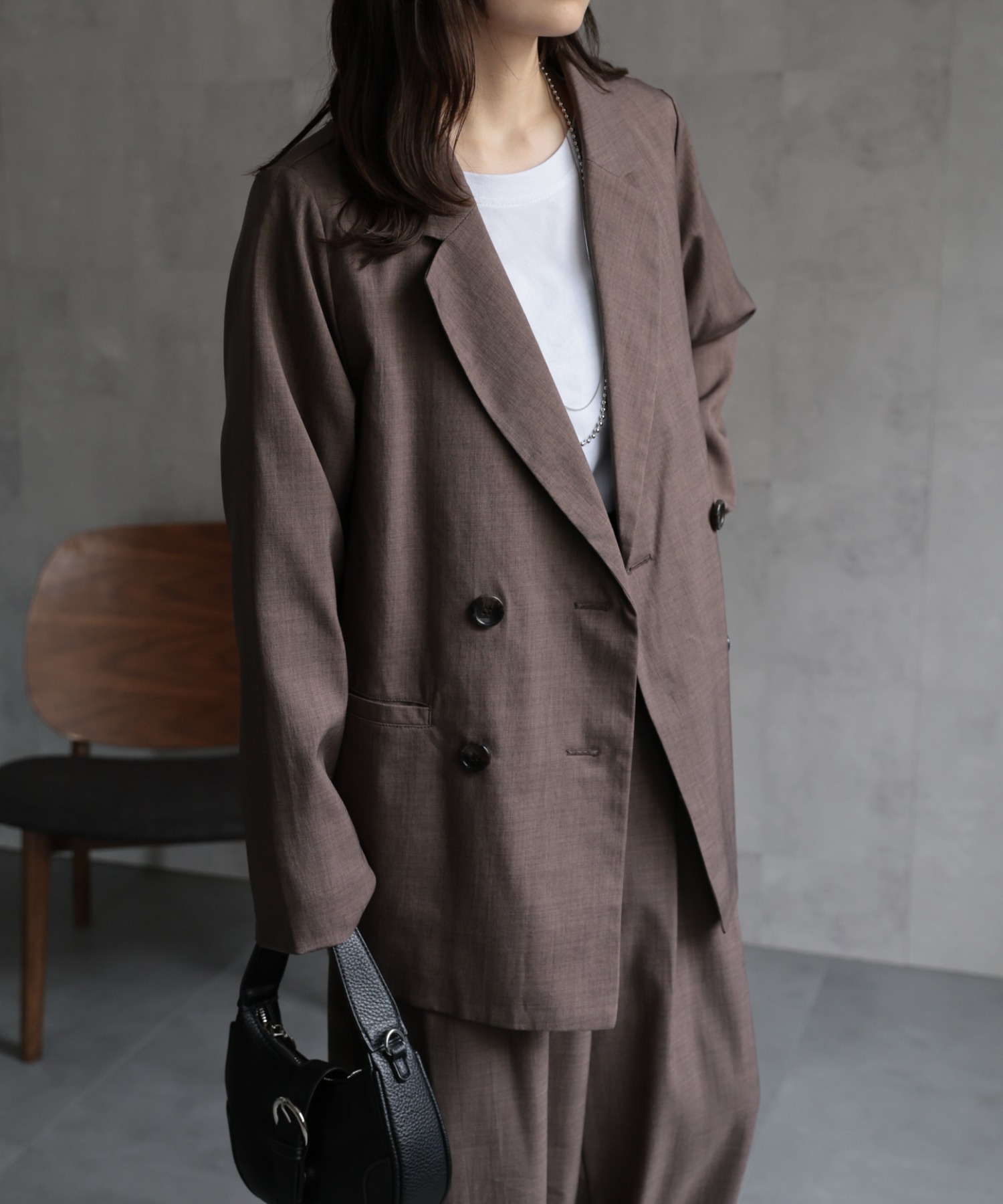 model：156cm 着用サイズ：FREE