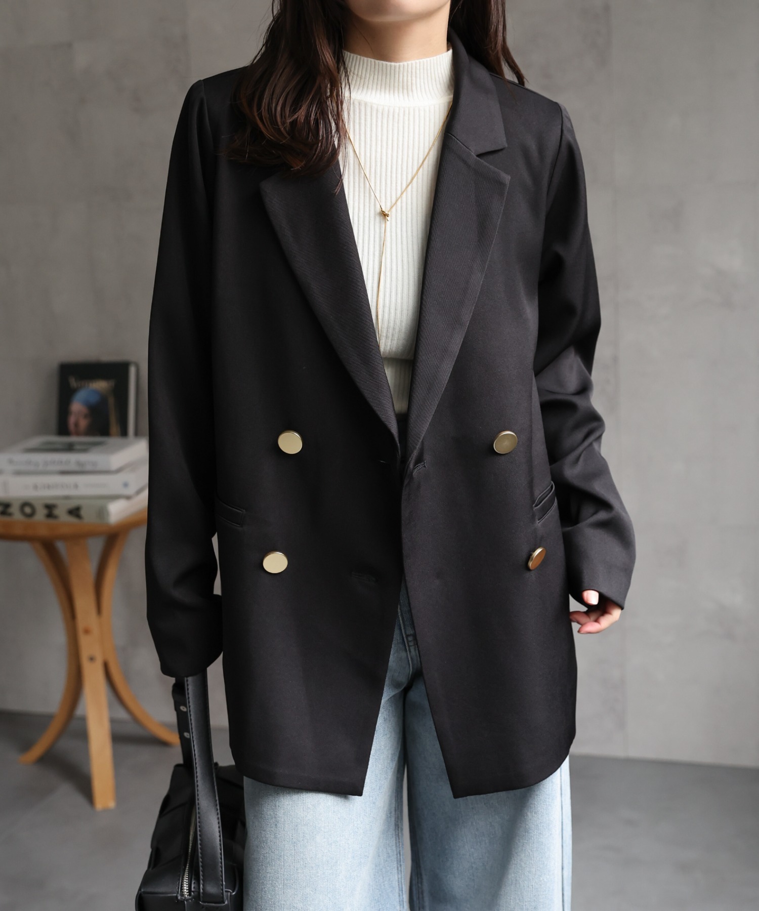 model：156cm 着用サイズ：FREE