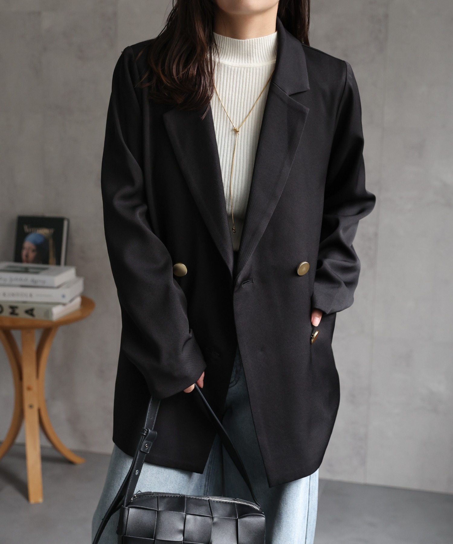 model：156cm 着用サイズ：FREE