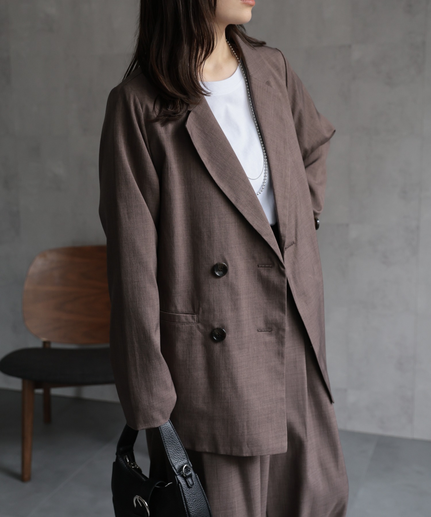 model：156cm 着用サイズ：FREE