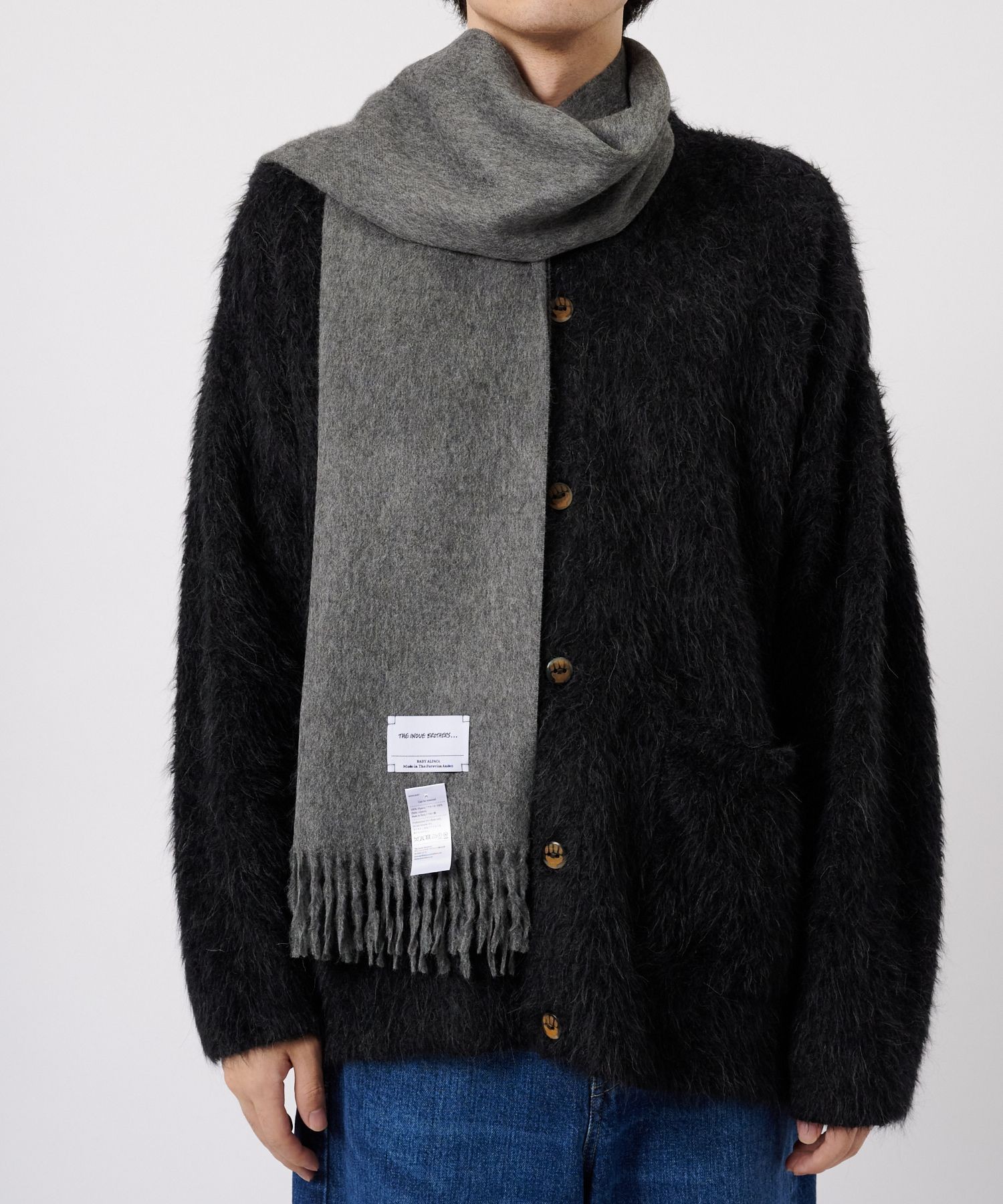 THE INOUE BROTHERS/ザイノウエブラザーズ】Brushed オンライン Scarf