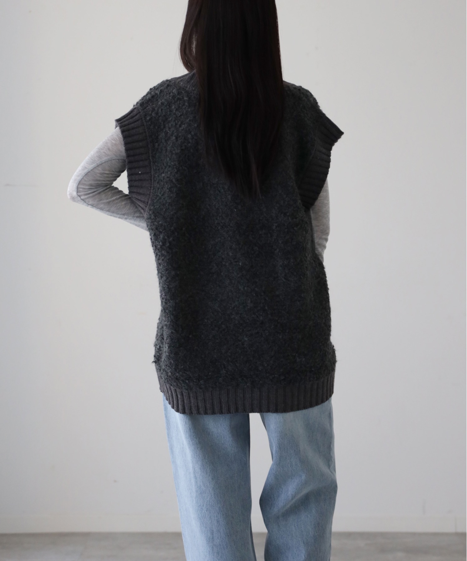 model：164cm. 着用サイズ：FREE