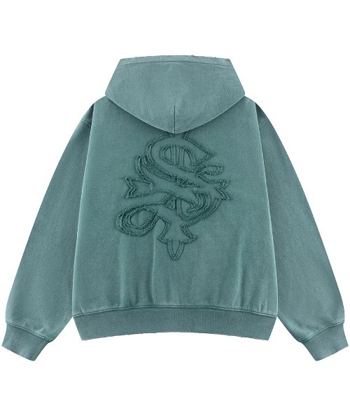A'GEM/9 × .kom 『SUPPLIER/サプライヤー』 Distressed Cross Zip