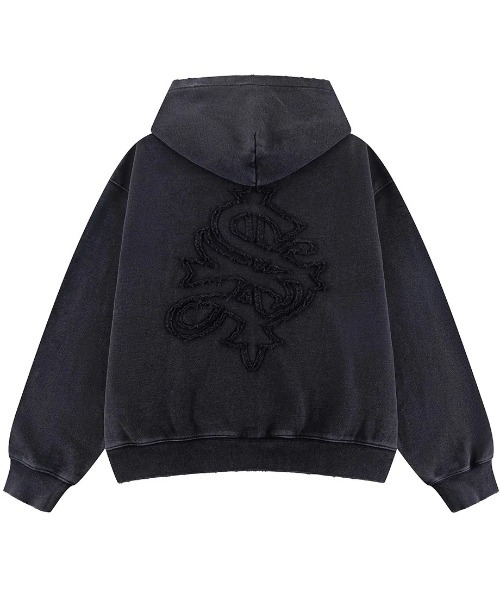 SupplieR ブラック ジップアップパーカー SUPPLIER（サプライヤー） パーカー Cross Zip Hoodie V2 ライン