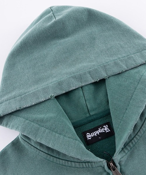 A'GEM/9 × .kom 『SUPPLIER/サプライヤー』 Distressed Cross Zip