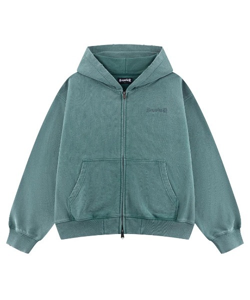 A'GEM/9 × .kom 『SUPPLIER/サプライヤー』 Distressed Cross Zip