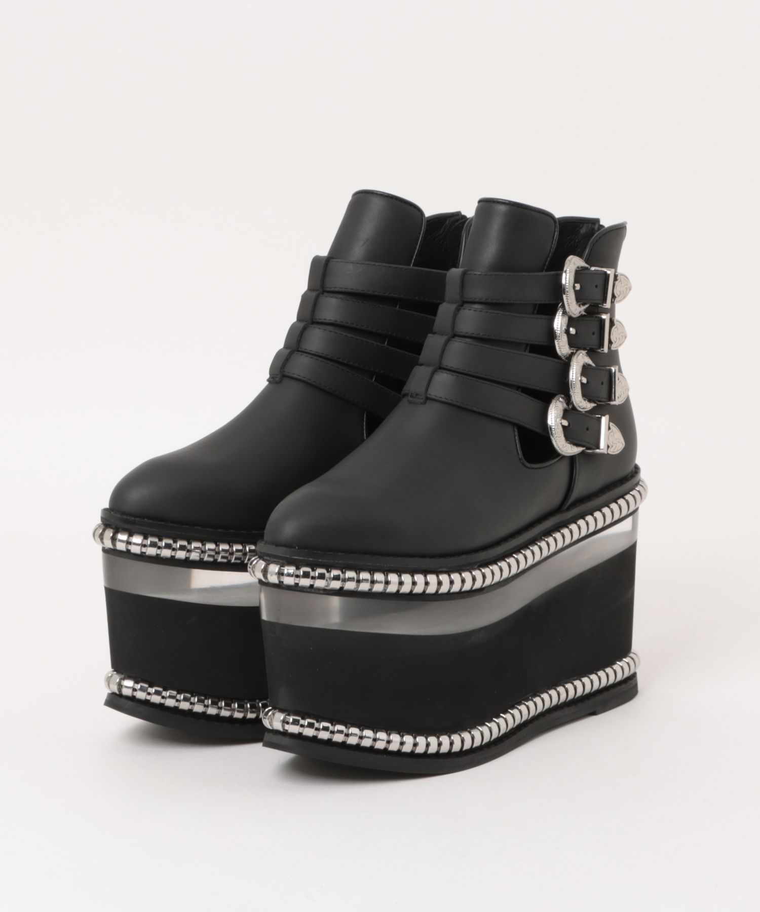メタルパーツ 厚底ショートブーツ Jeffrey Campbell│Jeffrey Campbell