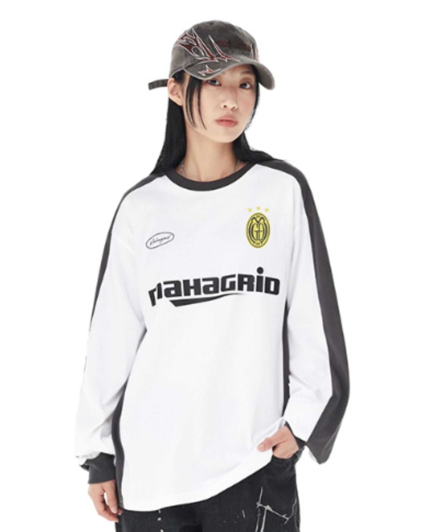 mahagrid/マハグリッド』MGD FOOTBALL LS TEE/フットボール 長袖T