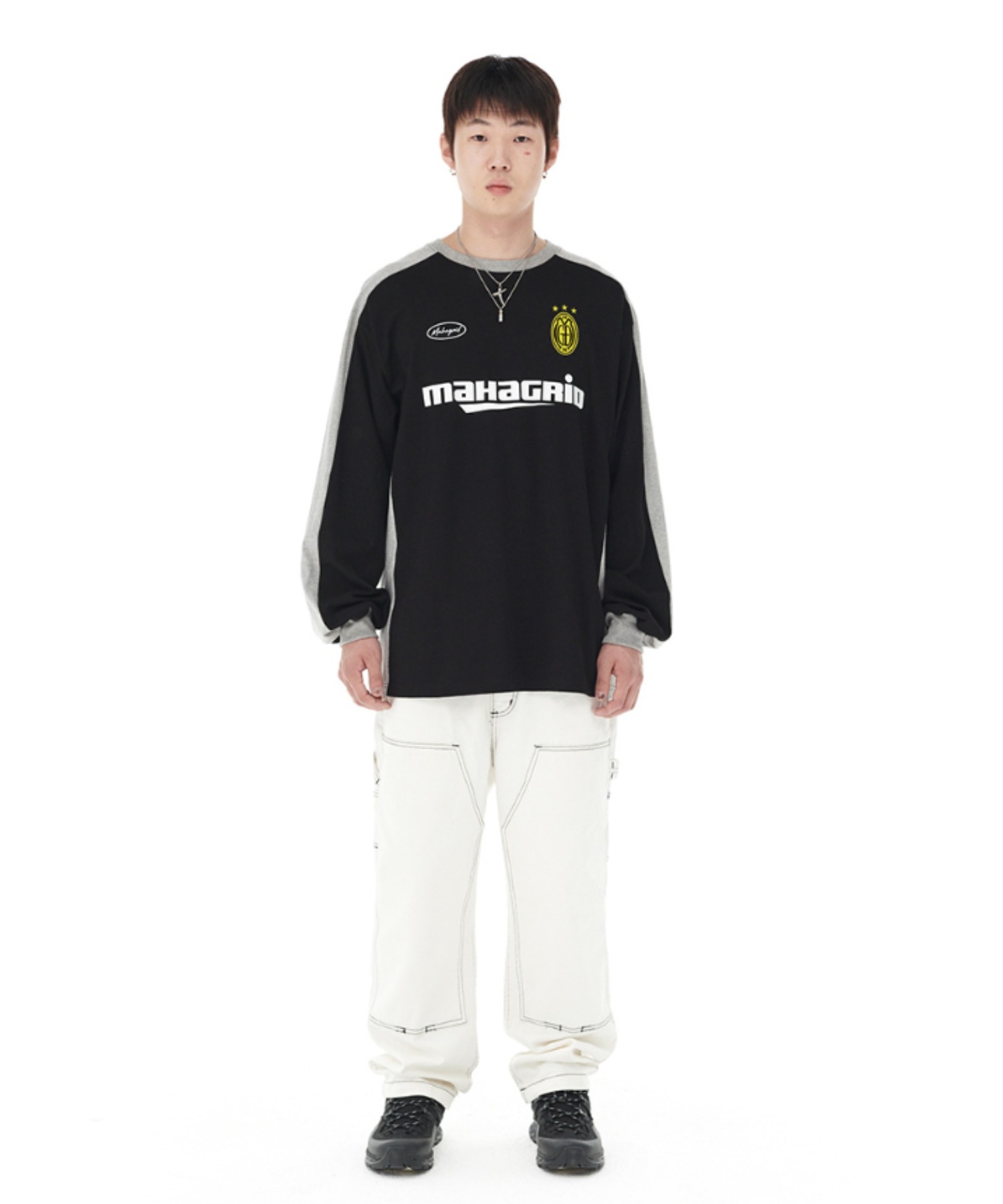 mahagrid/マハグリッド』MGD FOOTBALL LS TEE/フットボール 長袖T