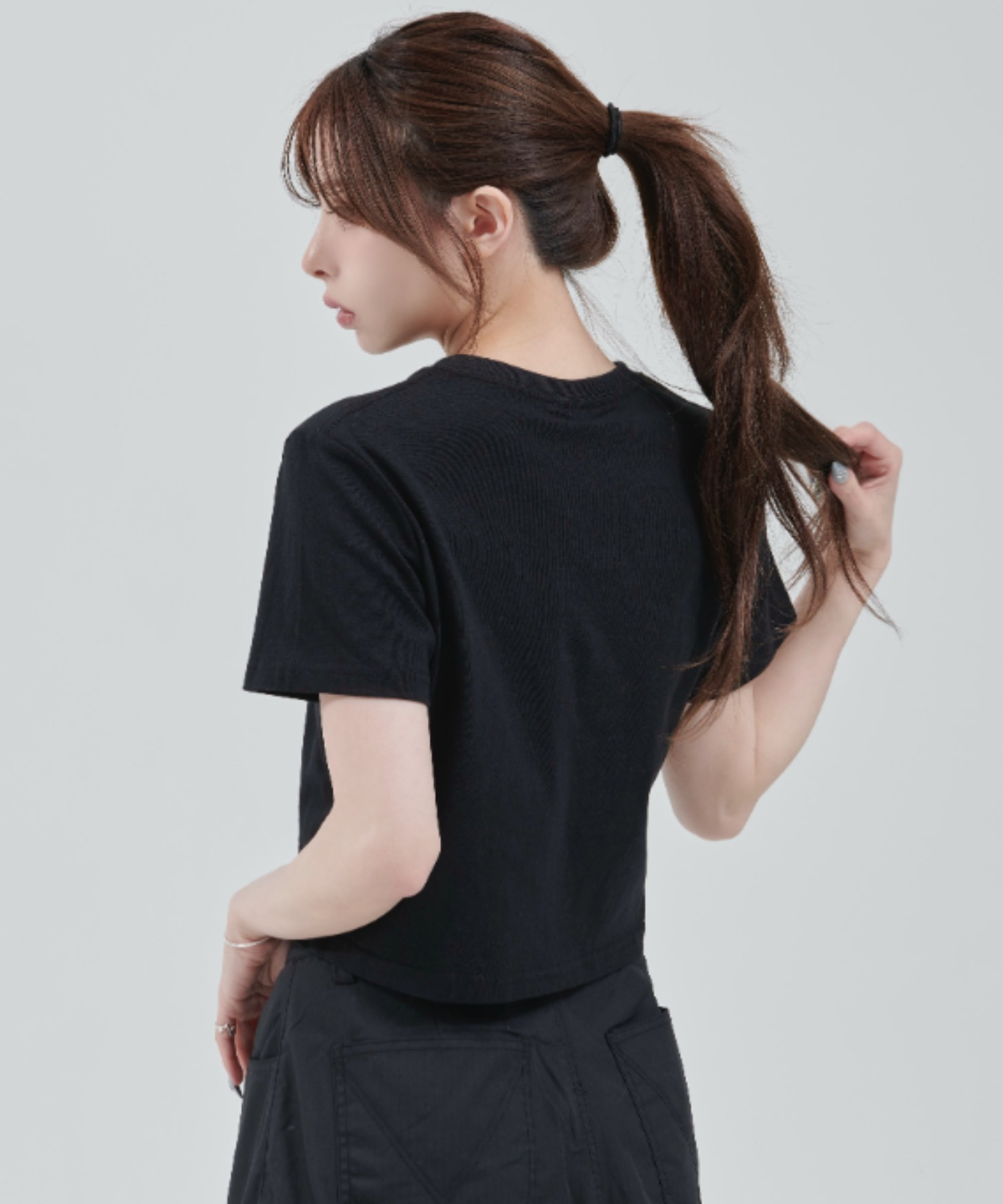 OY/オーワイ』 CRYSTAL DOLLY CROPPED TEE/クリスタルオードリー
