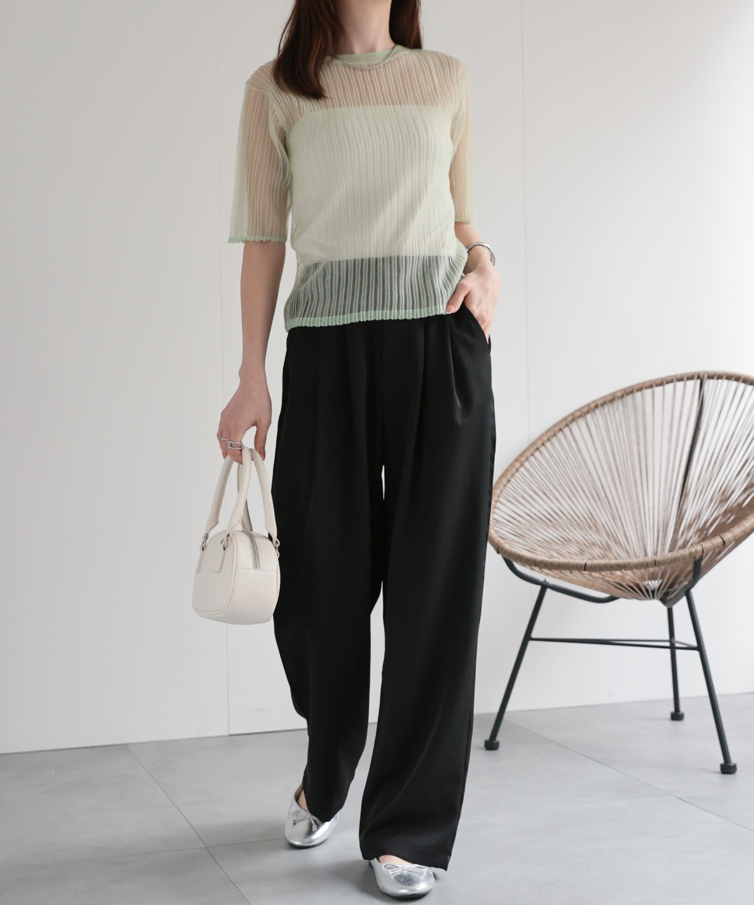 model：162㎝着用サイズ：F